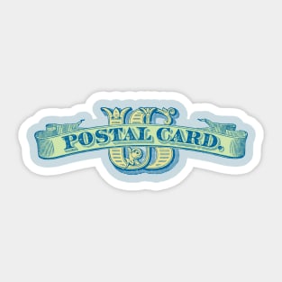 US Postal Card Sticker